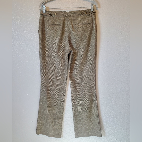 💚5/$25 Mossimo Plaid Neutral Trouser Dress Pants Size 2 - Picture 6 of 8
